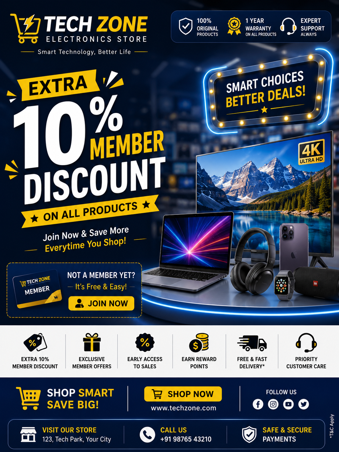 Electronics store
